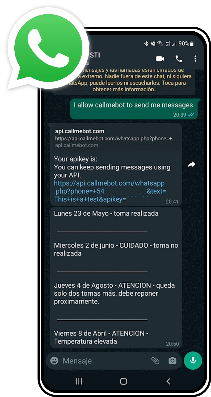 Alertas por WhatsApp