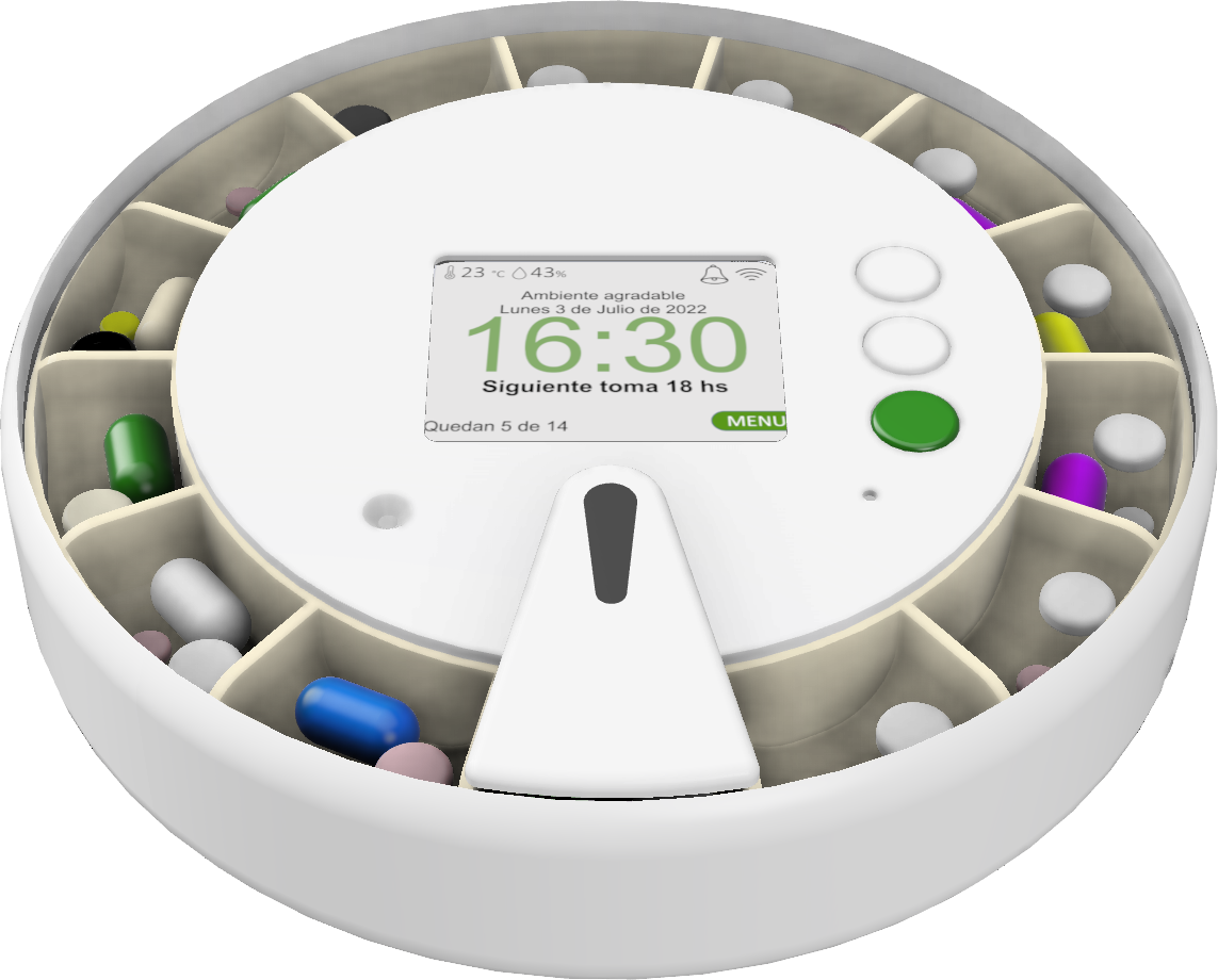 Interior de GALA con casilleros