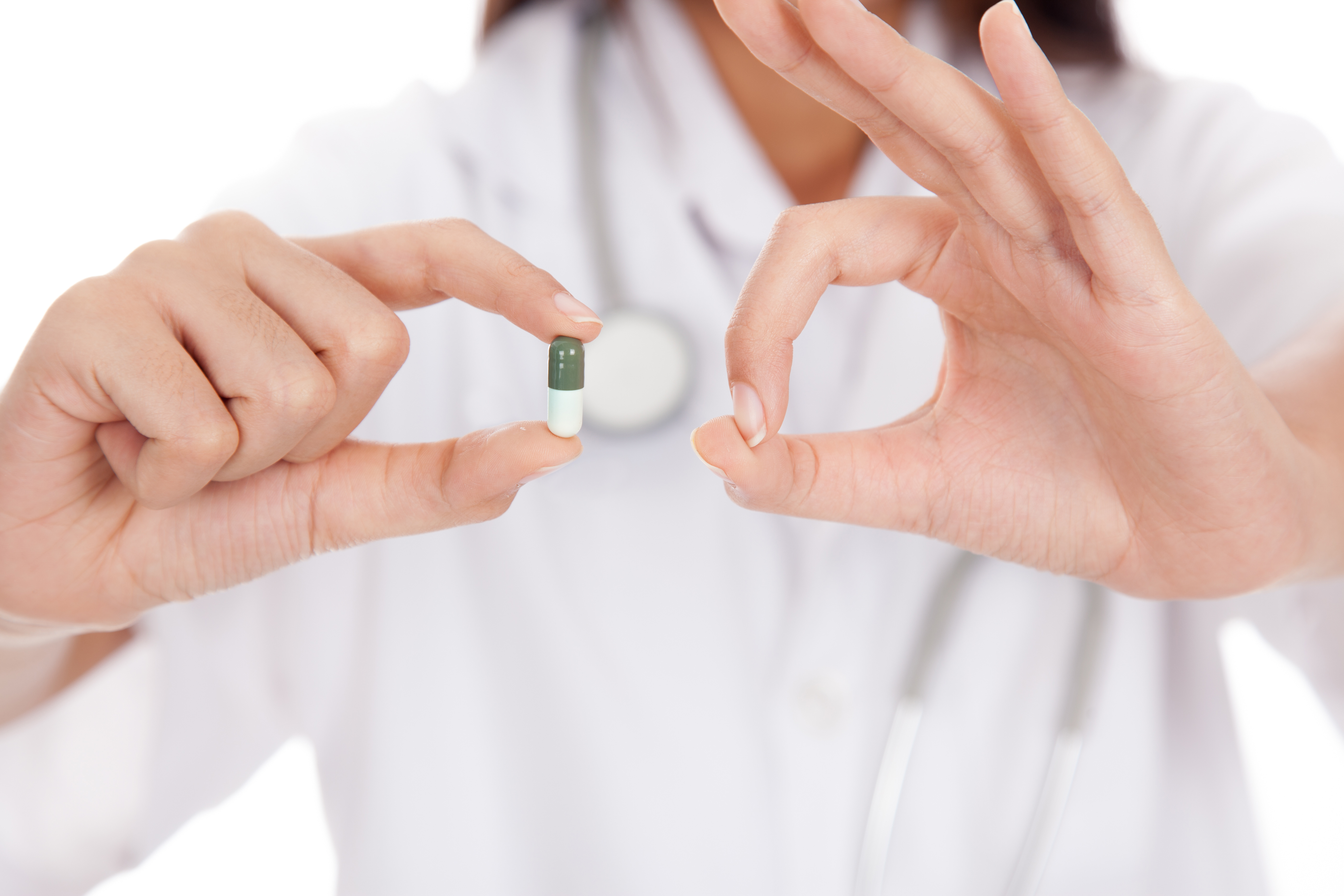 Persona tomando medicación